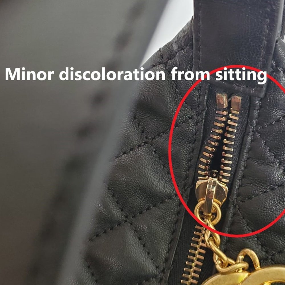 NWT New Authentic Chanel Black Quilted Lambskin - Picture 14 of 14